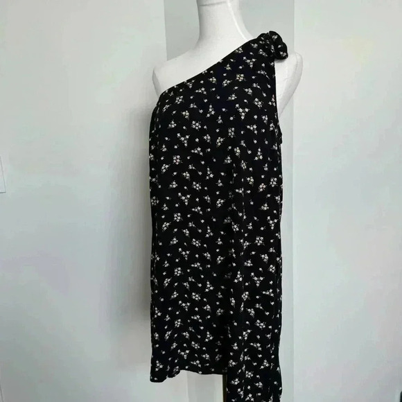 American eagle one shoulder ditsy floral dress M - Picture 3 of 6